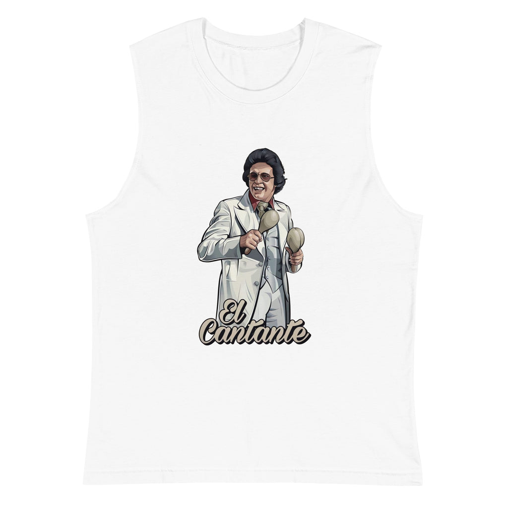 Camiseta sin mangas de El cantante, Descubre calidad excepcional y estampados duraderos. Encuentra estilo y orgullo en cada prenda.