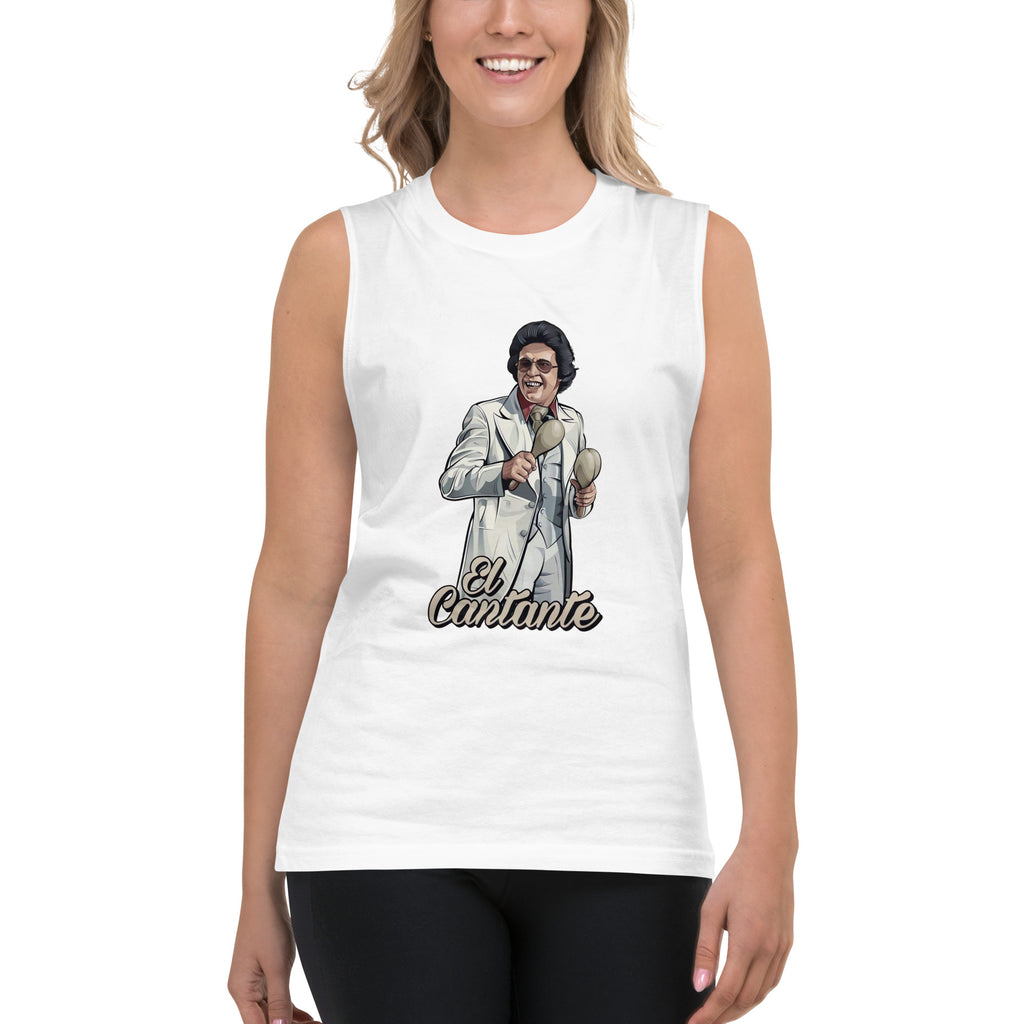 Camiseta sin mangas de El cantante, Descubre calidad excepcional y estampados duraderos. Encuentra estilo y orgullo en cada prenda.