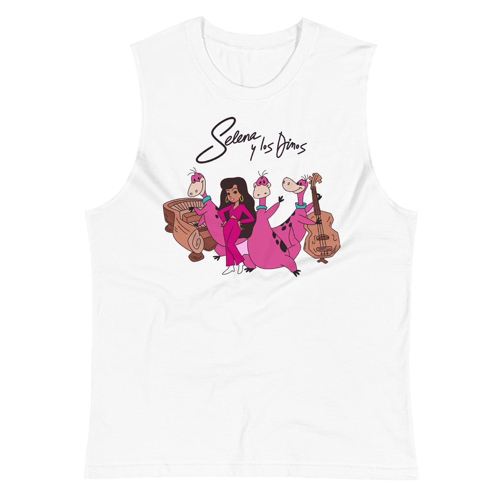 Camiseta sin mangas Selena y los Dinos, Descubre calidad excepcional y estampados duraderos. Encuentra estilo y orgullo en cada prenda. 
