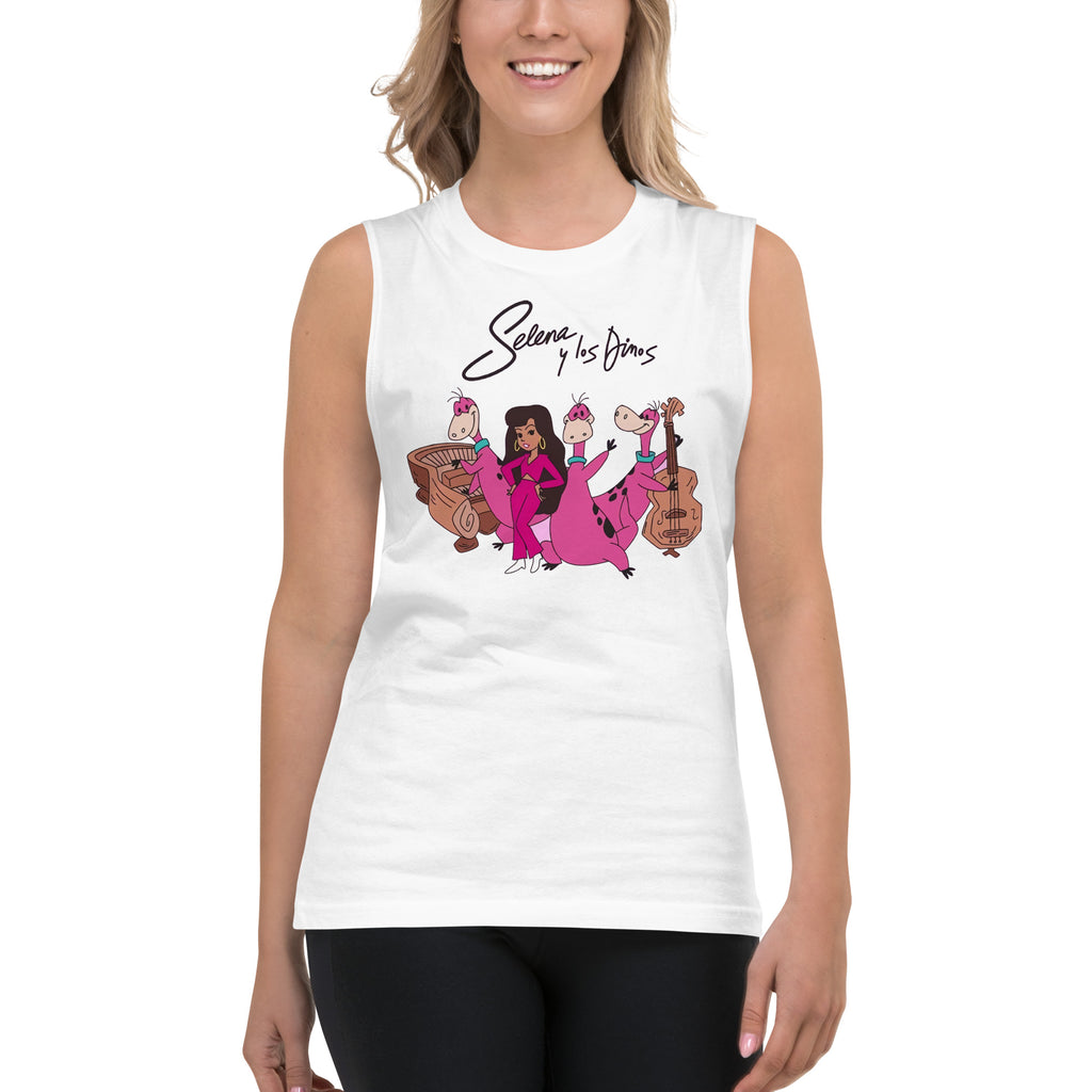 Camiseta sin mangas Selena y los Dinos, Descubre calidad excepcional y estampados duraderos. Encuentra estilo y orgullo en cada prenda. 