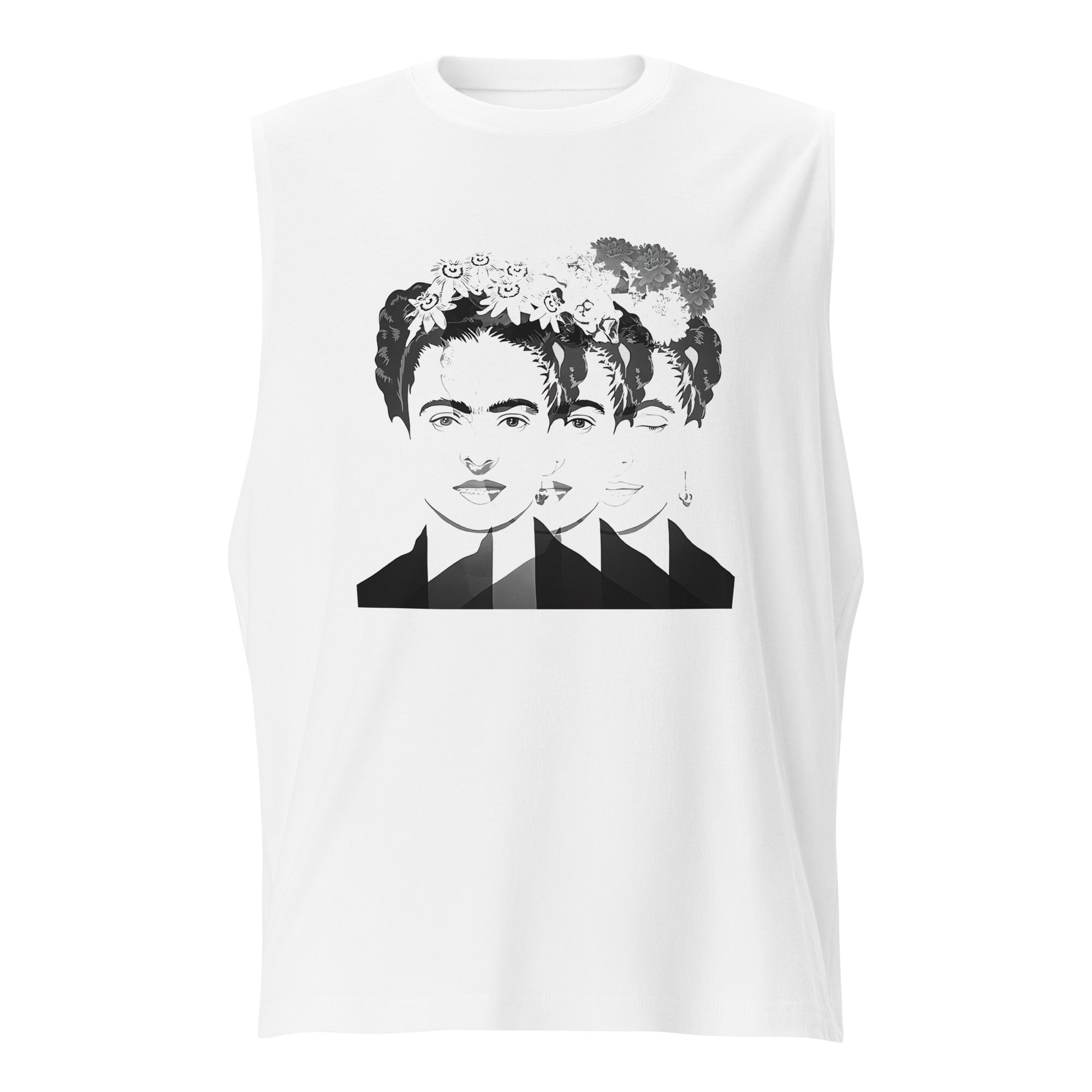 Playera sin mangas Frida Portal ,Descubre calidad excepcional y estampados duraderos. Encuentra estilo y orgullo en cada prenda.