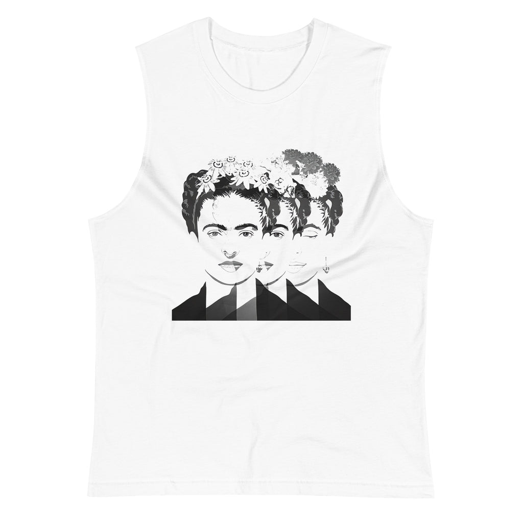 Playera sin mangas Frida Portal ,Descubre calidad excepcional y estampados duraderos. Encuentra estilo y orgullo en cada prenda.