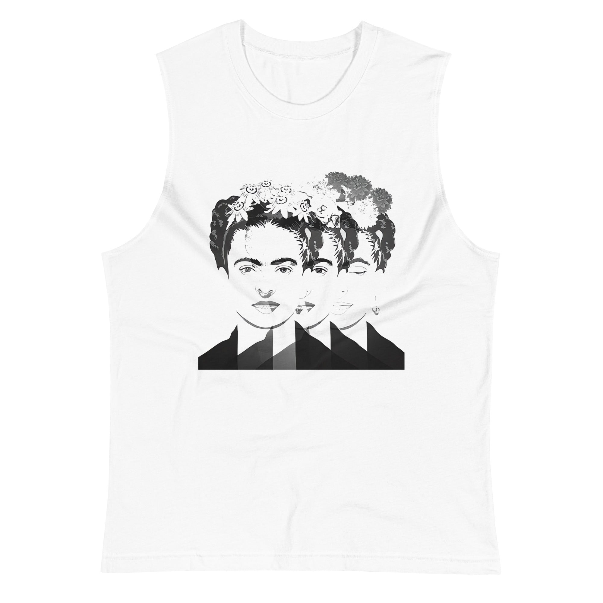 Playera sin mangas Frida Portal ,Descubre calidad excepcional y estampados duraderos. Encuentra estilo y orgullo en cada prenda.