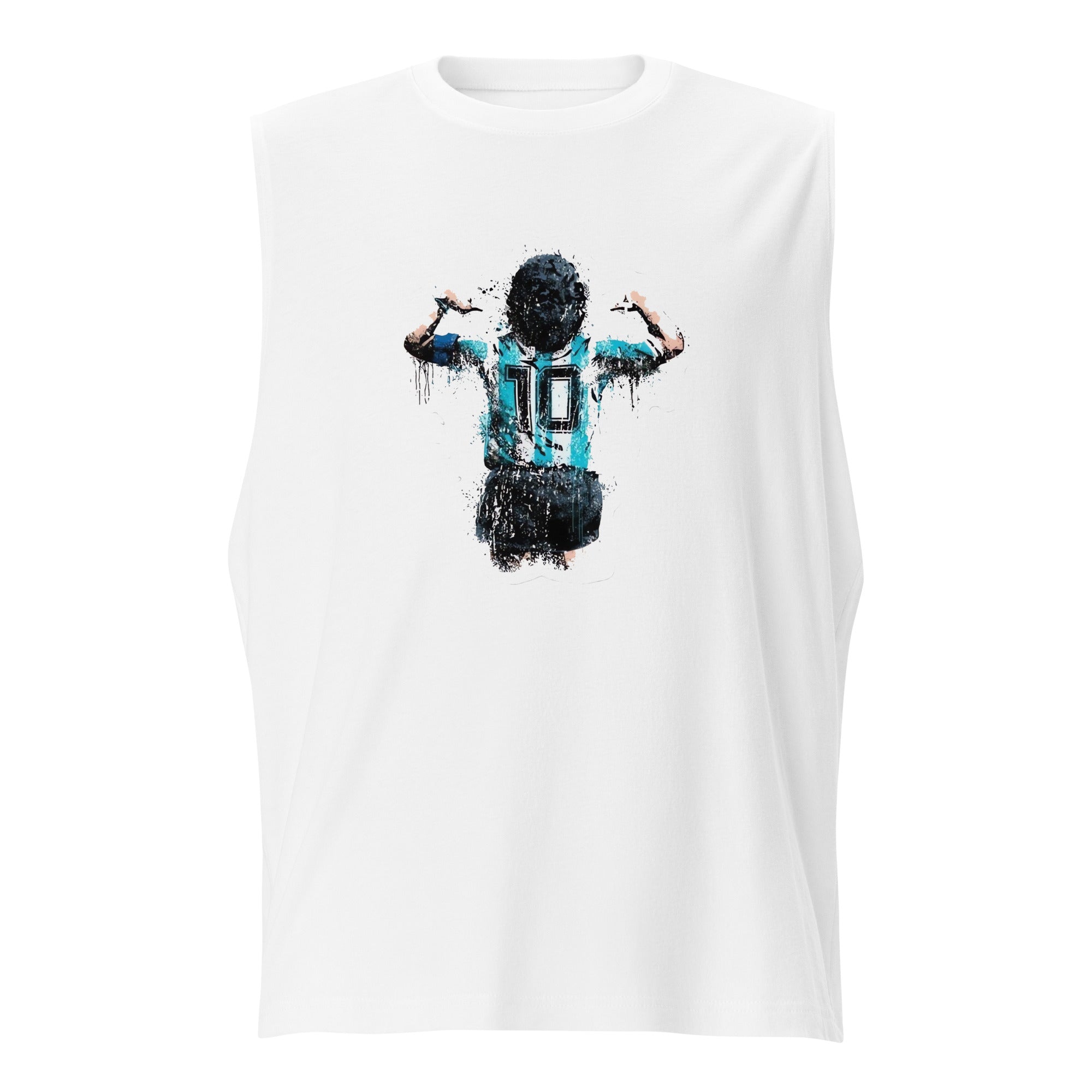 Playera sin mangas Maradona el 10 ,Descubre calidad excepcional y estampados duraderos. Encuentra estilo y orgullo en cada prenda.