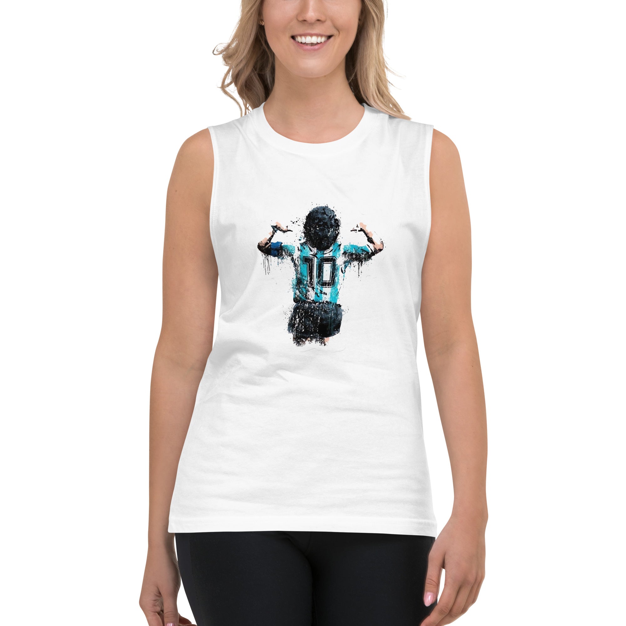 Playera sin mangas Maradona el 10 ,Descubre calidad excepcional y estampados duraderos. Encuentra estilo y orgullo en cada prenda.