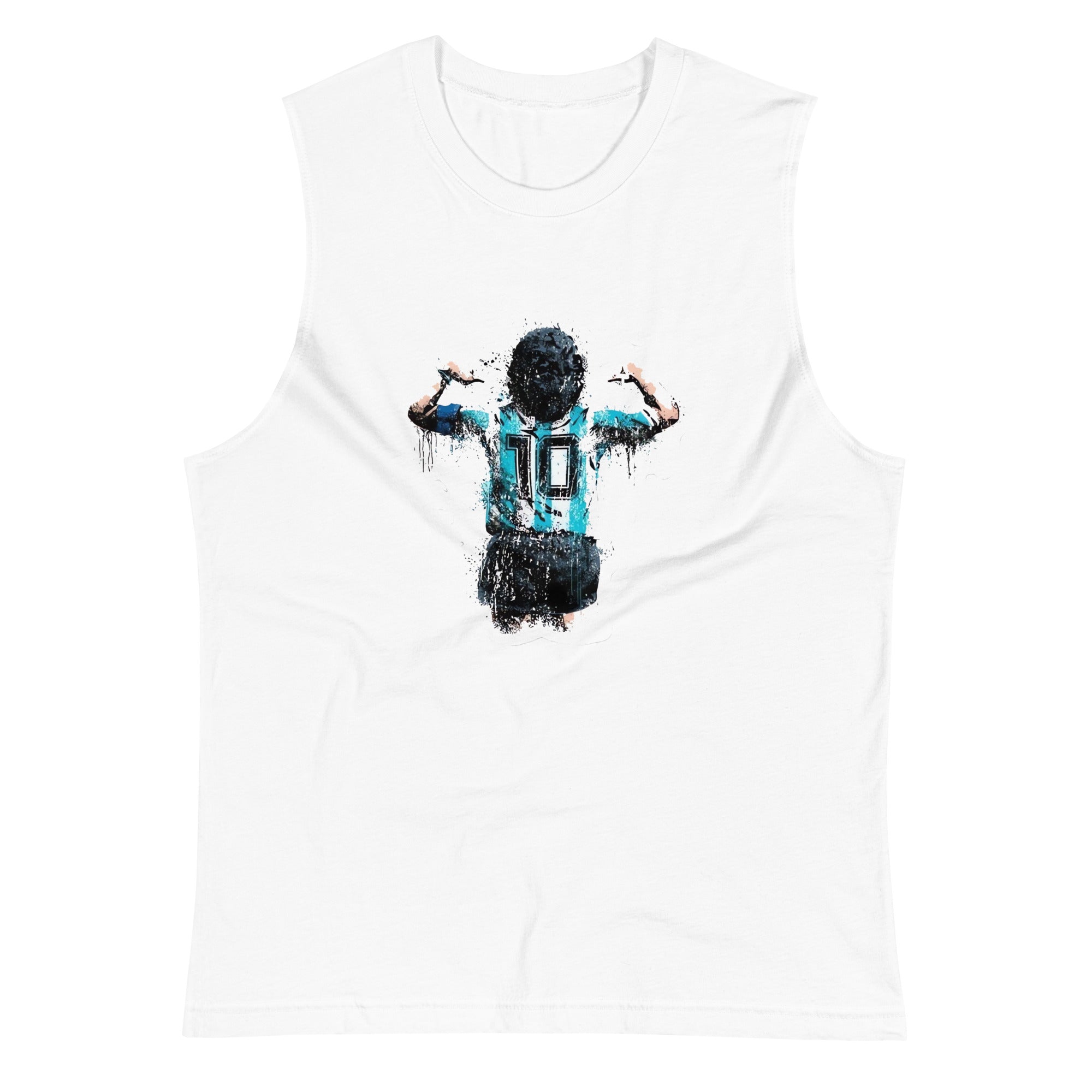 Playera sin mangas Maradona el 10 ,Descubre calidad excepcional y estampados duraderos. Encuentra estilo y orgullo en cada prenda.