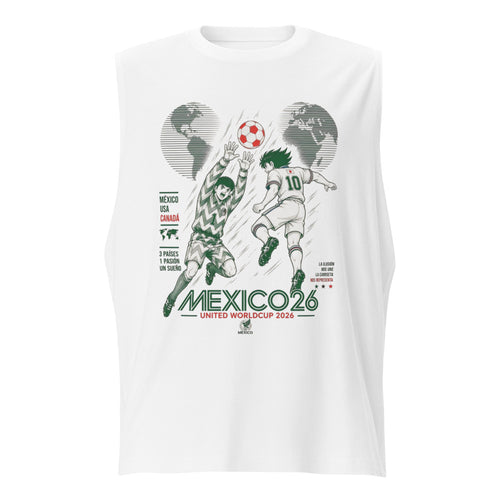 Sin Mangas México Mundial 2026 Blanca