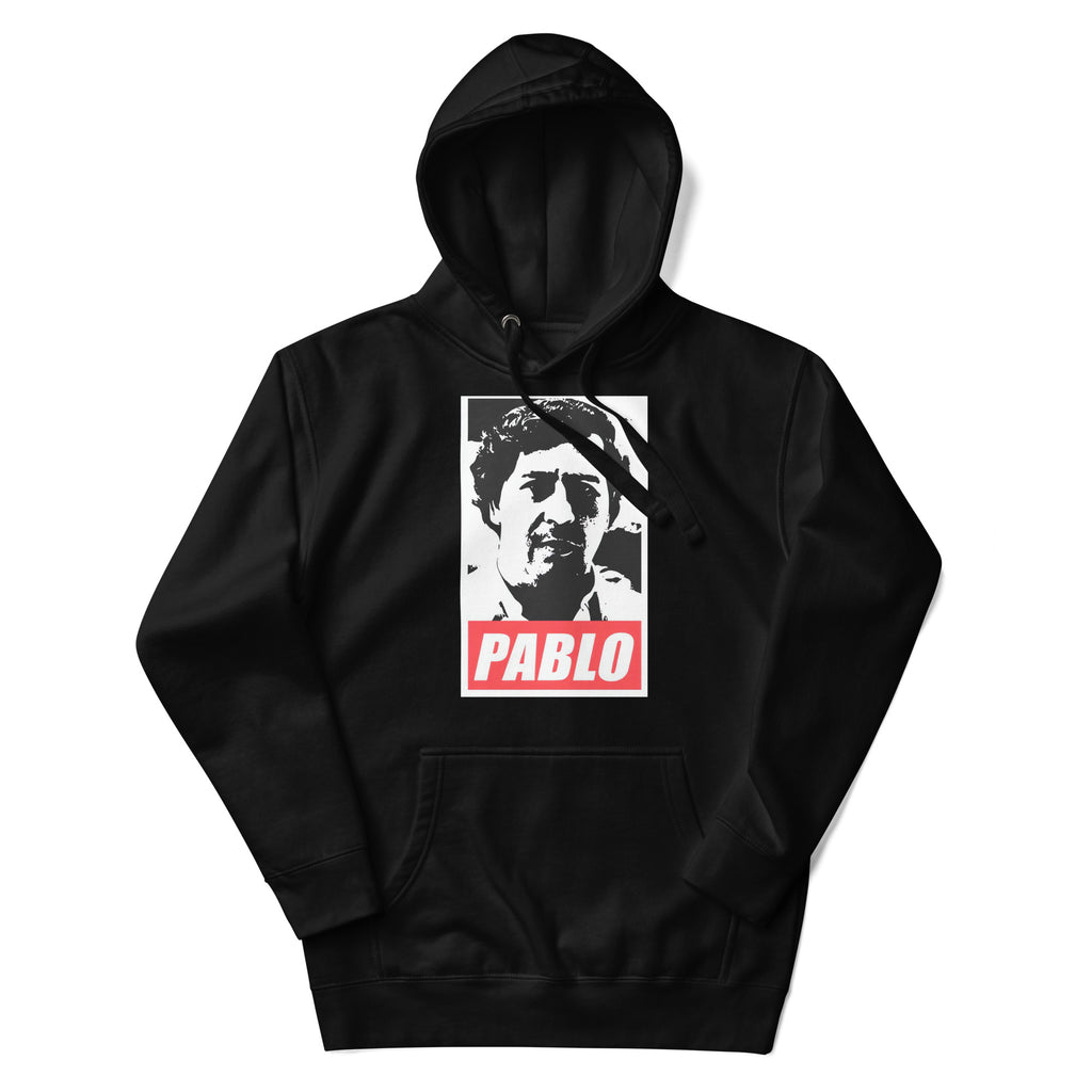 Sudadero con capucha Pablo: el emblema de orgullo colombiano con calidad excepcional y estampado que resiste el paso del tiempo.