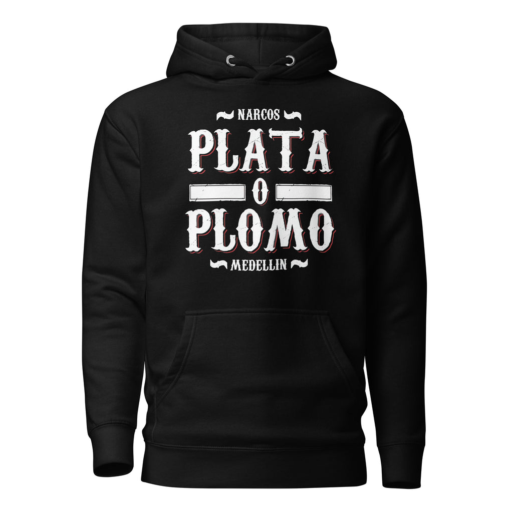 Plata o plomo Medellín — Sudaderos con Capucha — LOSMIOS