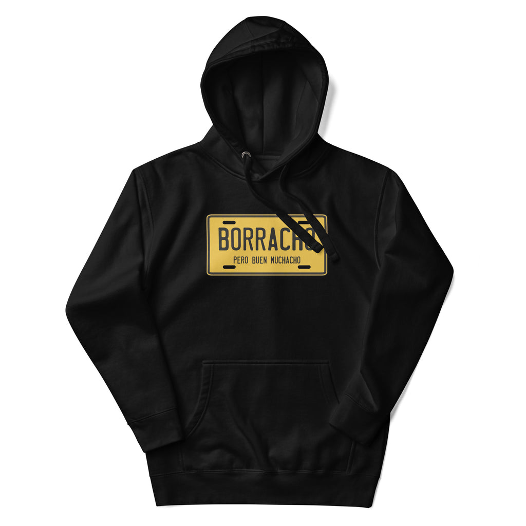 Sudaderas con capucha Borracho pero buen muchacho: el emblema de orgullo colombiano con calidad excepcional y estampado que resiste el paso del tiempo