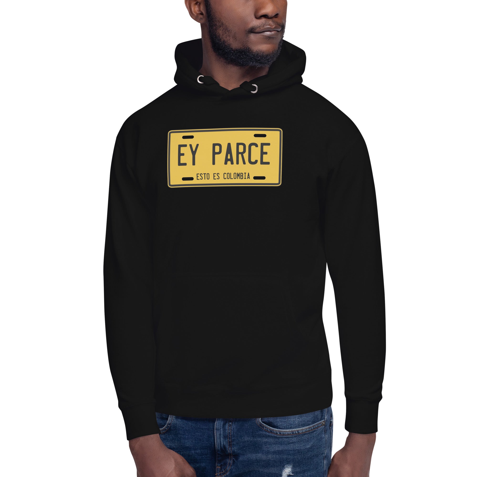Hoodie Ey Parce, Descubre calidad excepcional y estampados duraderos. Encuentra estilo y orgullo en cada prenda. Compra ahora!