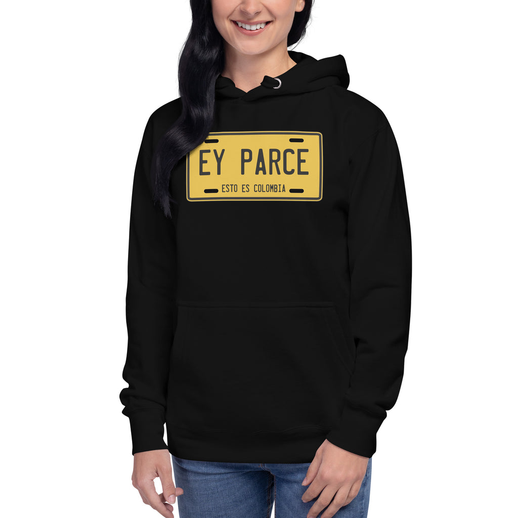 Hoodie Ey Parce, Descubre calidad excepcional y estampados duraderos. Encuentra estilo y orgullo en cada prenda. Compra ahora!
