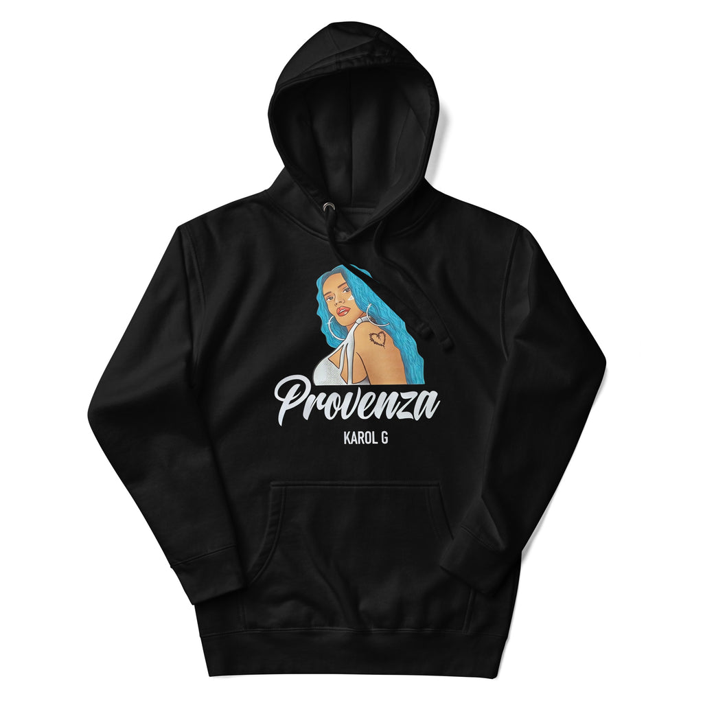 Sudadero con capucha Provenza: Descubre calidad excepcional y estampados duraderos. Encuentra estilo y orgullo en cada prenda.