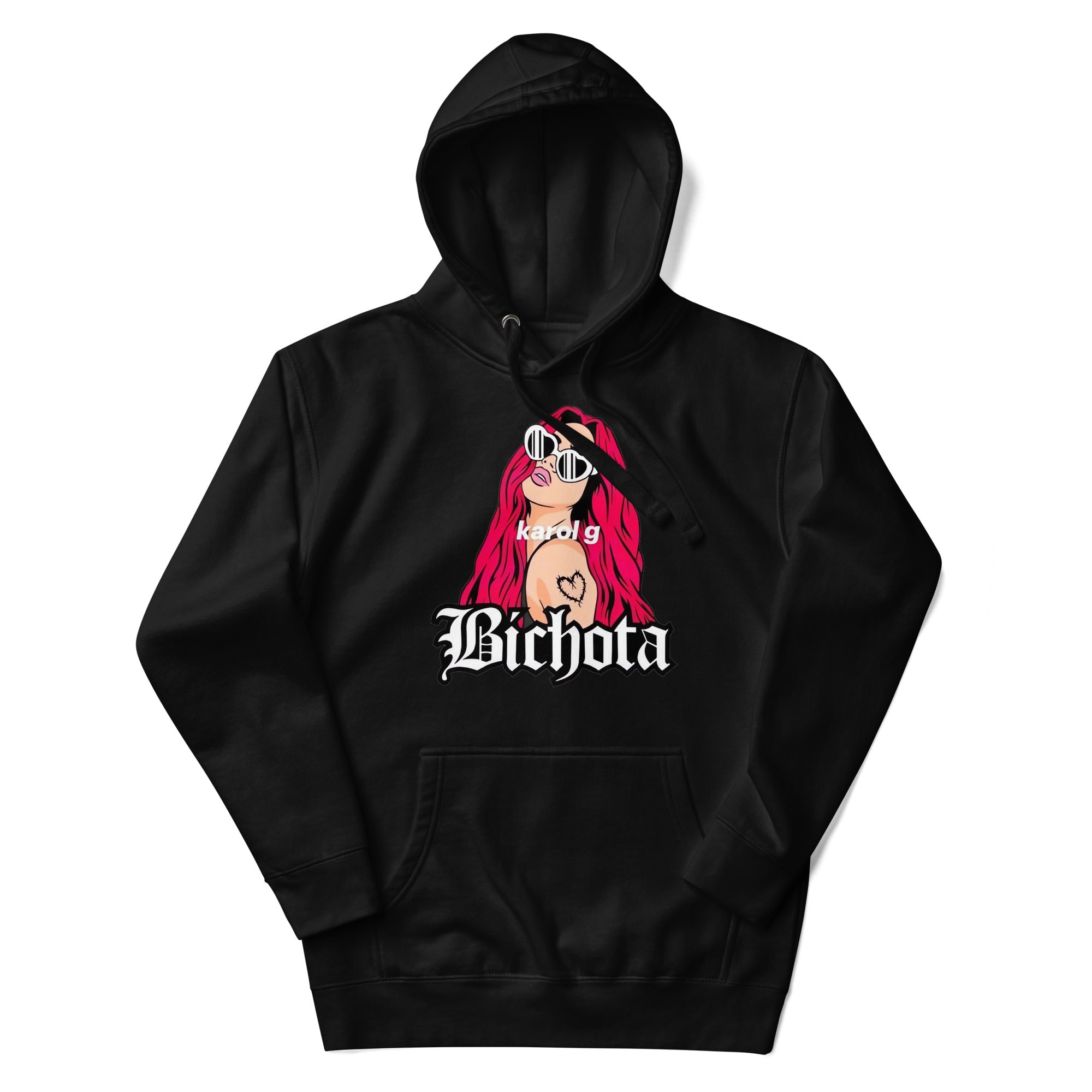 Sudadero con capucha Bichota: Descubre calidad excepcional y estampados duraderos. Encuentra estilo y orgullo en cada prenda.