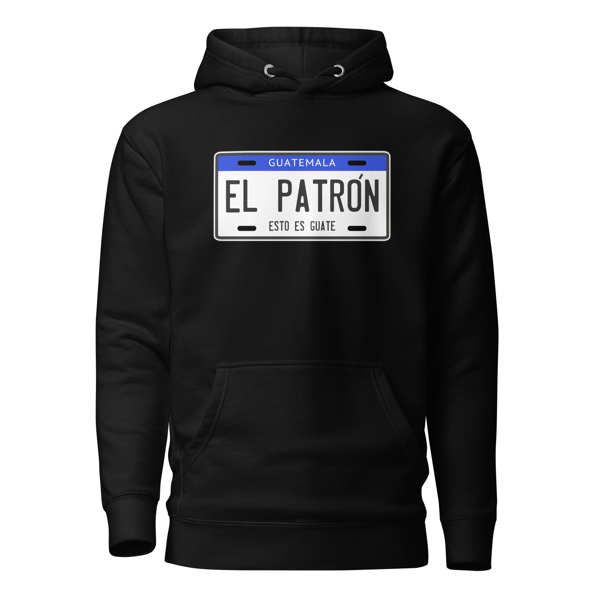 Hoodie El Patrón  Guate, Descubre calidad excepcional y estampados duraderos. Encuentra estilo y orgullo en cada prenda. Compra ahora!