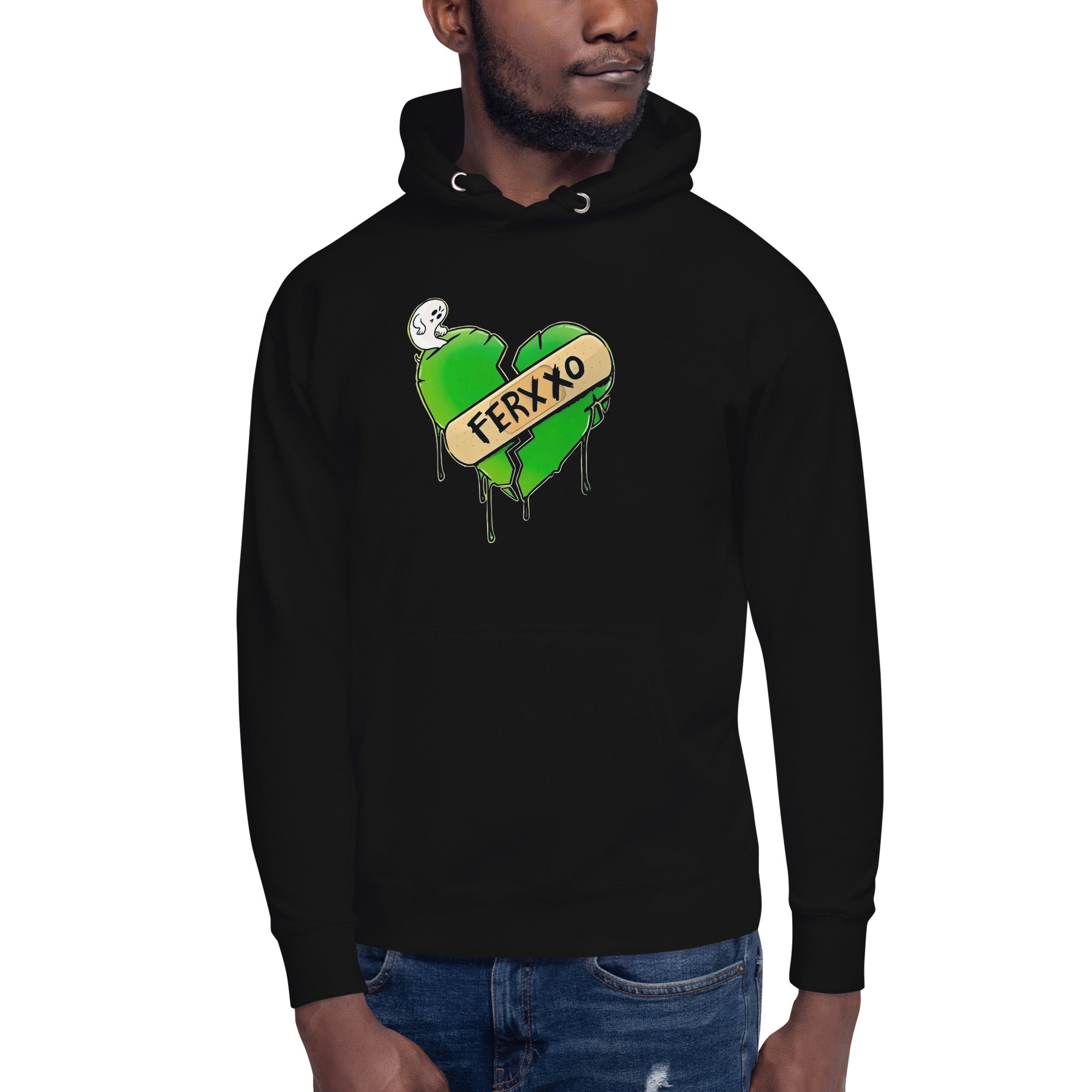 Playera Tres Corazones Verdes LOSMIOS — Diseño exclusivo algodón premium