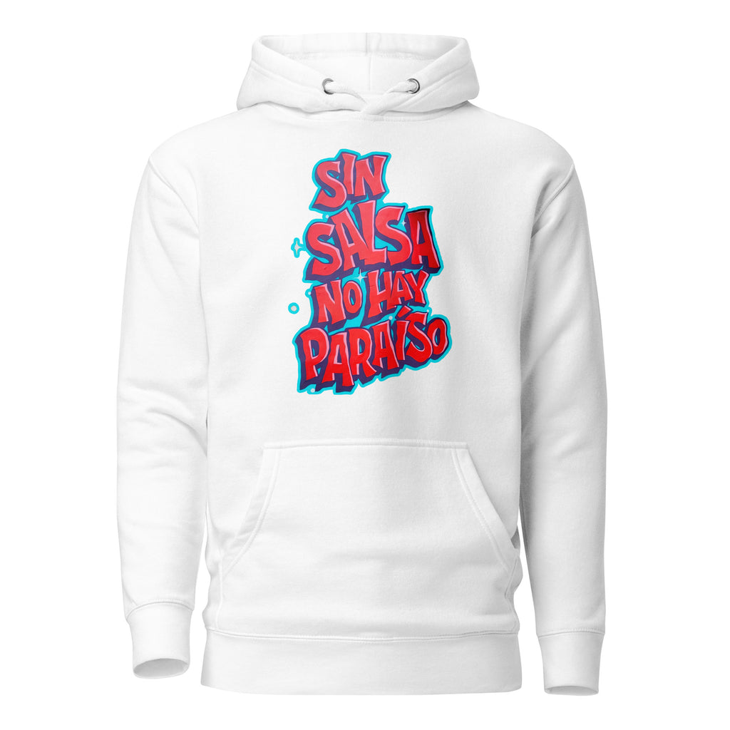 Sudadero con capucha sin Salsa: el emblema de orgullo colombiano con calidad excepcional y estampado que resiste el paso del tiempo.