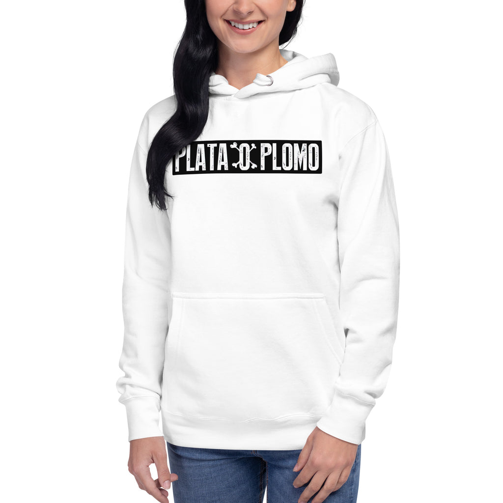Sudadero con capucha Plata o Plomo: el emblema de orgullo colombiano con calidad excepcional y estampado que resiste el paso del tiempo.