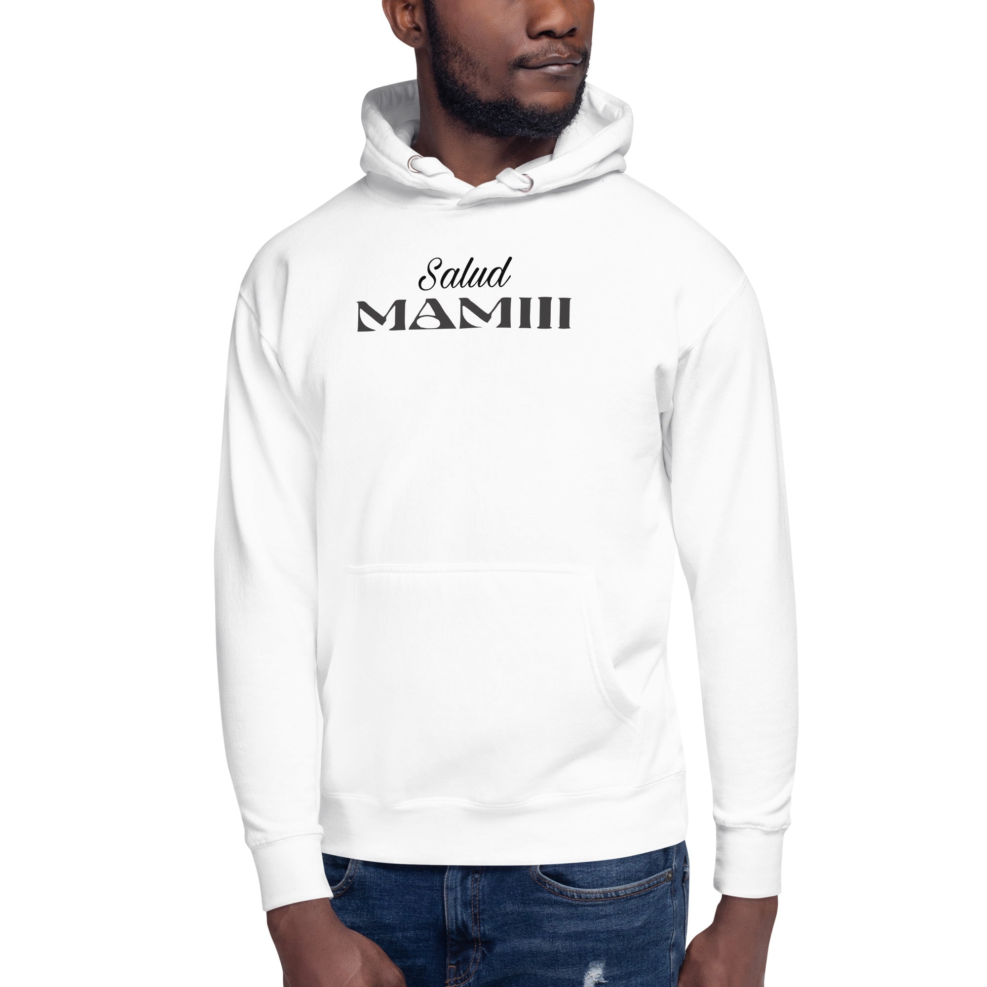 Sudadero con capucha Salud MamIII: Descubre calidad excepcional y estampados duraderos. Encuentra estilo y orgullo en cada prenda.