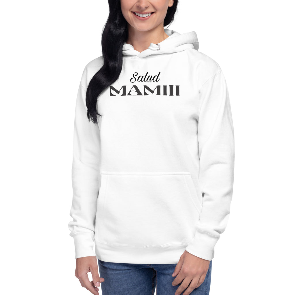 Sudadero con capucha Salud MamIII: Descubre calidad excepcional y estampados duraderos. Encuentra estilo y orgullo en cada prenda.