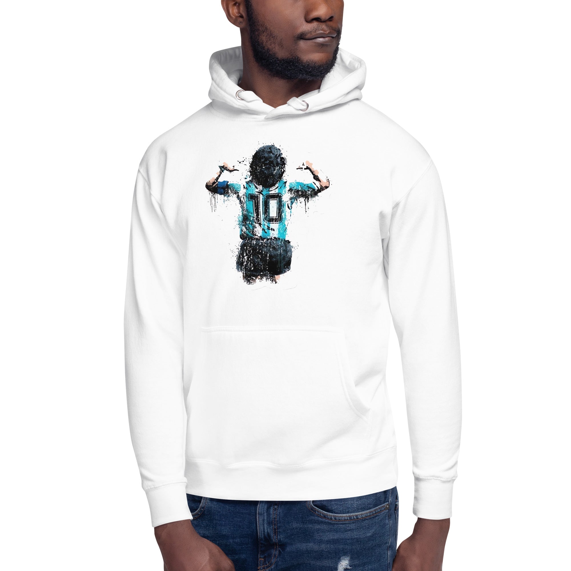 Hoodie de Maradona el 10 ,Descubre calidad excepcional y estampados duraderos. Encuentra estilo y orgullo en cada prenda. Compra ahora1