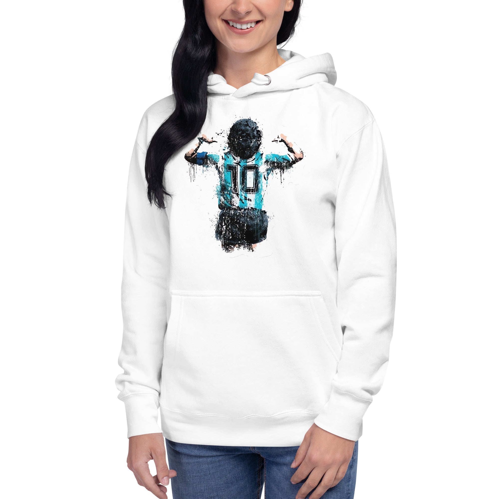 Hoodie de Maradona el 10 ,Descubre calidad excepcional y estampados duraderos. Encuentra estilo y orgullo en cada prenda. Compra ahora1