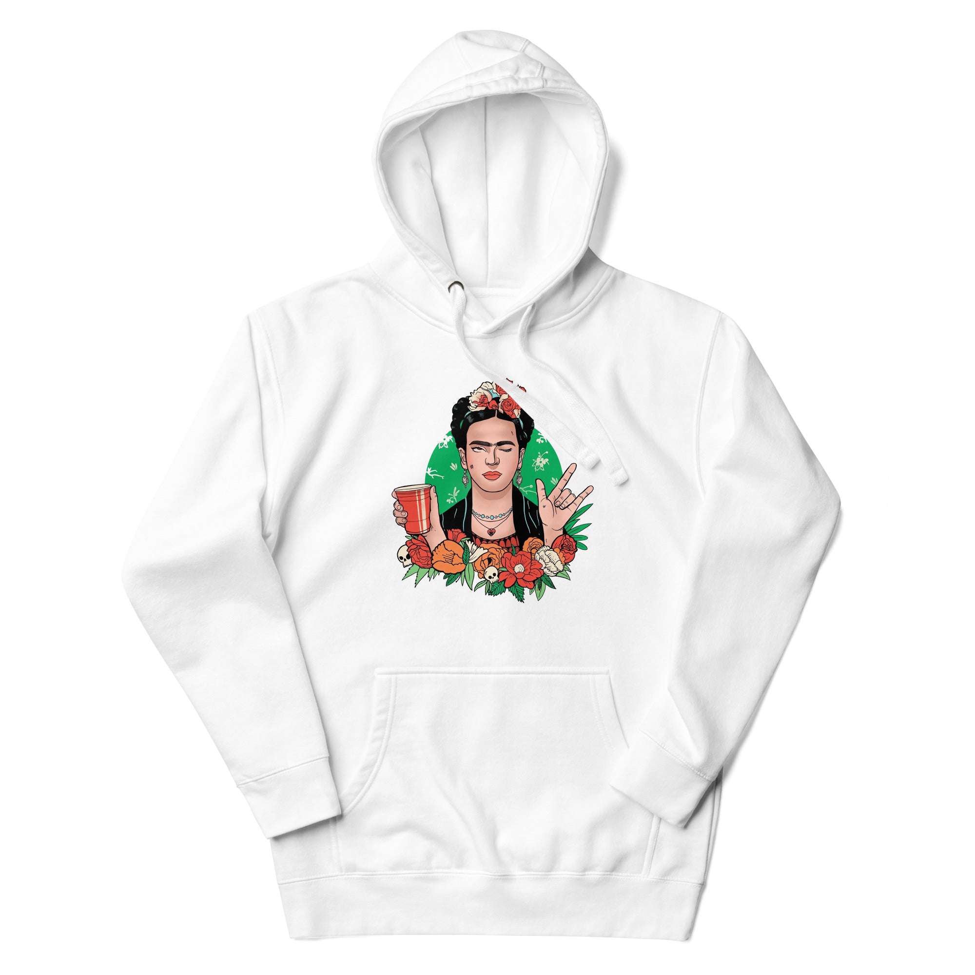 Hoodie de Frida Khalo Style ,Descubre calidad excepcional y estampados duraderos. Encuentra estilo y orgullo en cada prenda. compra ahora!