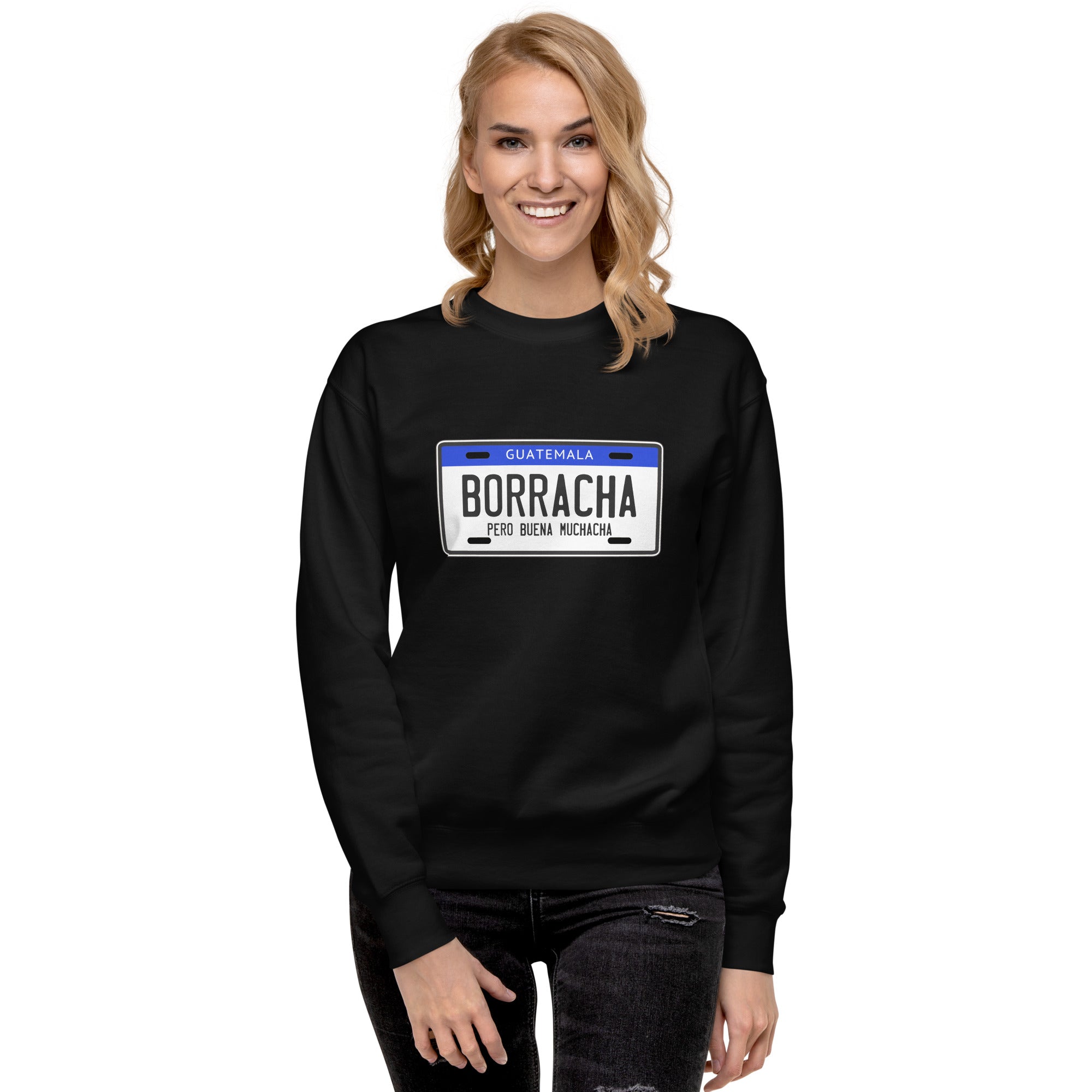 Suéter de Borracha Guate ,Descubre calidad excepcional y estampados duraderos. Encuentra estilo y orgullo en cada prenda. Compra ahora!