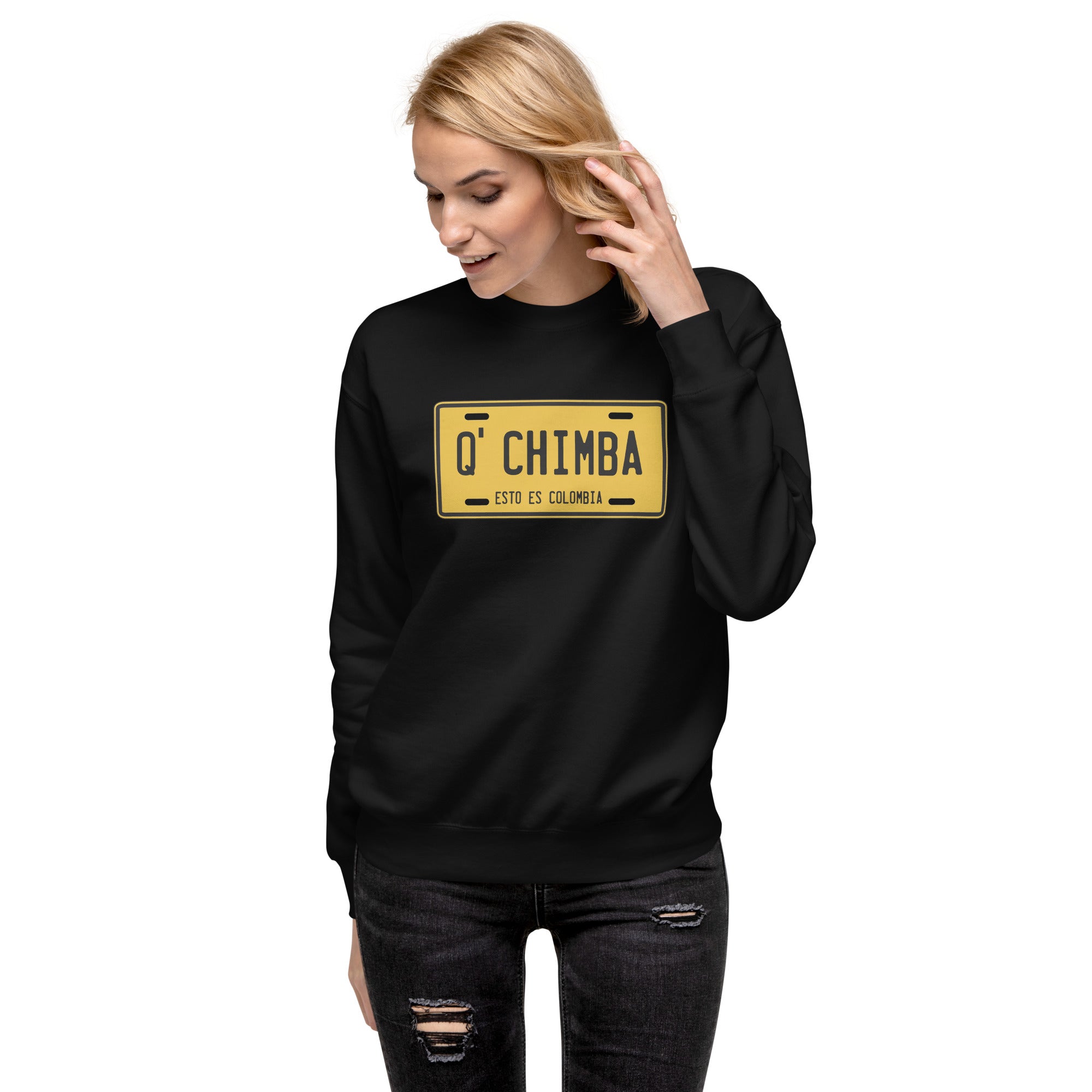 Suéter de Q' Chimba ,Descubre calidad excepcional y estampados duraderos. Encuentra estilo y orgullo en cada prenda. Compra ahora!