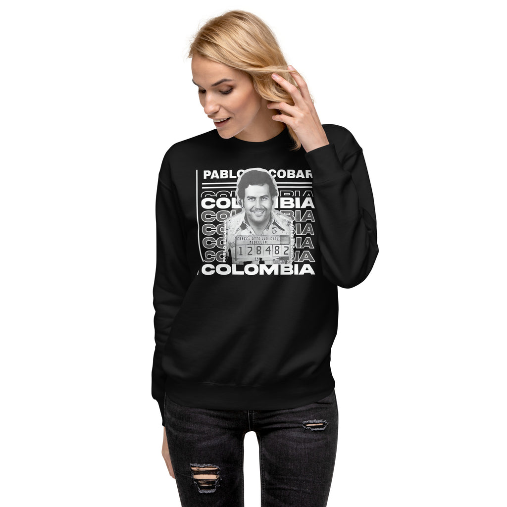 Suéter Pablo Excobar Colombia ,Descubre calidad excepcional y estampados duraderos. Encuentra estilo y orgullo en cada prenda. Compra ahora!
