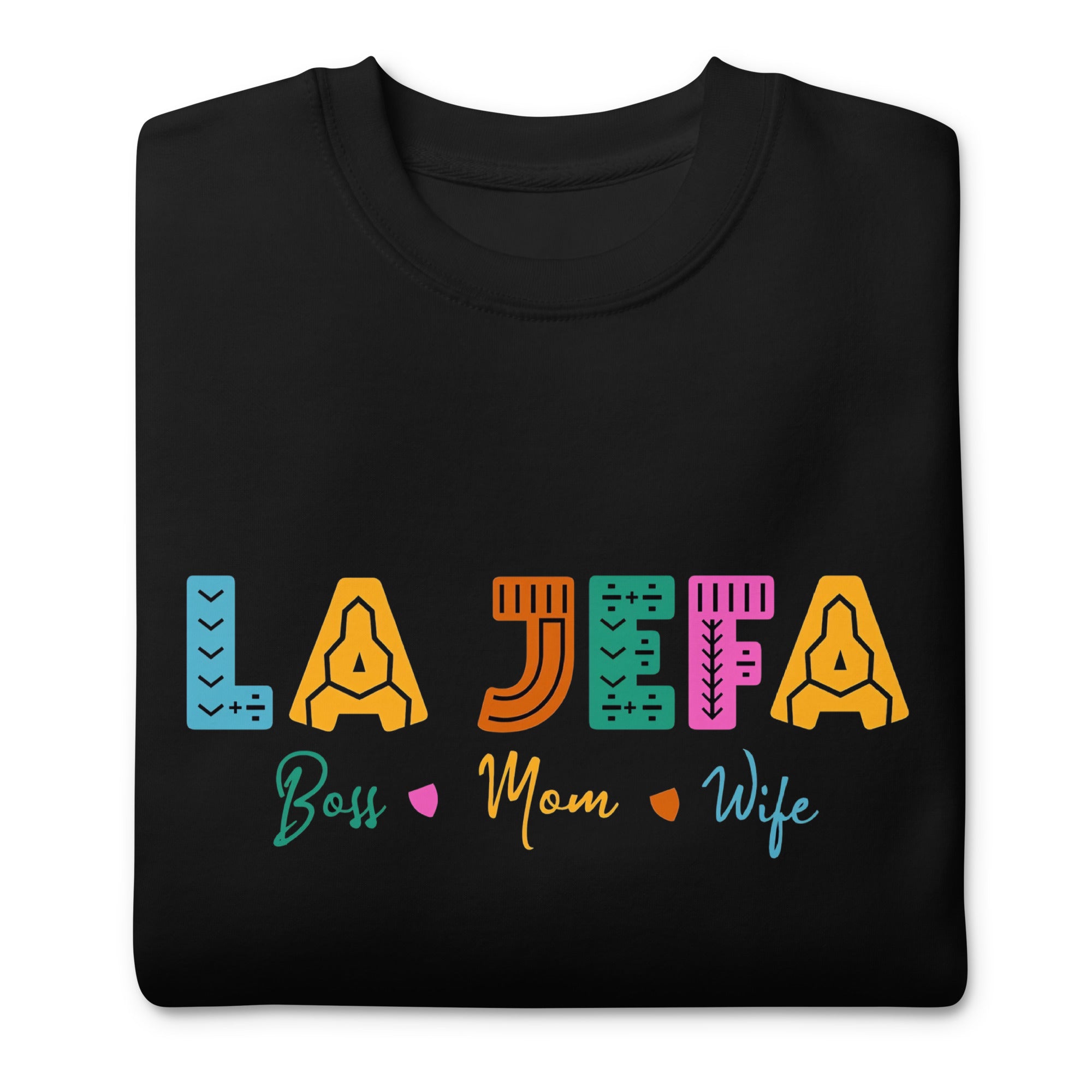 Suéter de La Jefa ,Descubre calidad excepcional y estampados duraderos. Encuentra estilo y orgullo en cada prenda. Compra ahora!