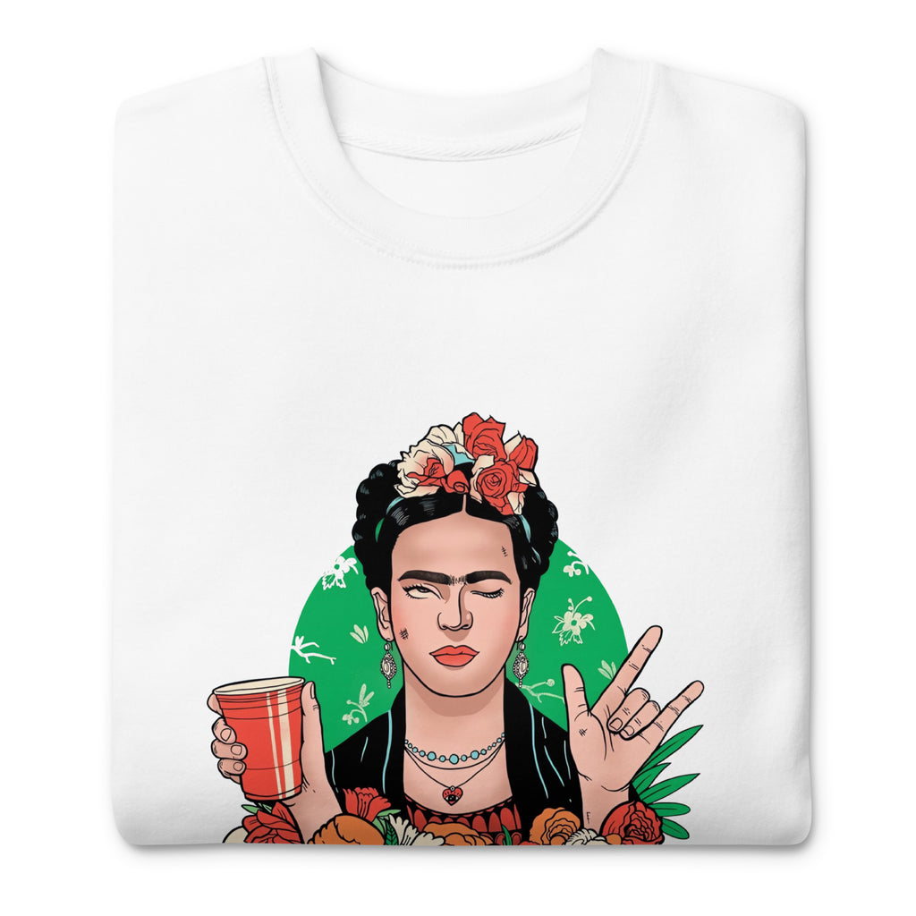 Suéter de Frida Khalo Style ,Descubre calidad excepcional y estampados duraderos. Encuentra estilo y orgullo en cada prenda. Compra ahora!