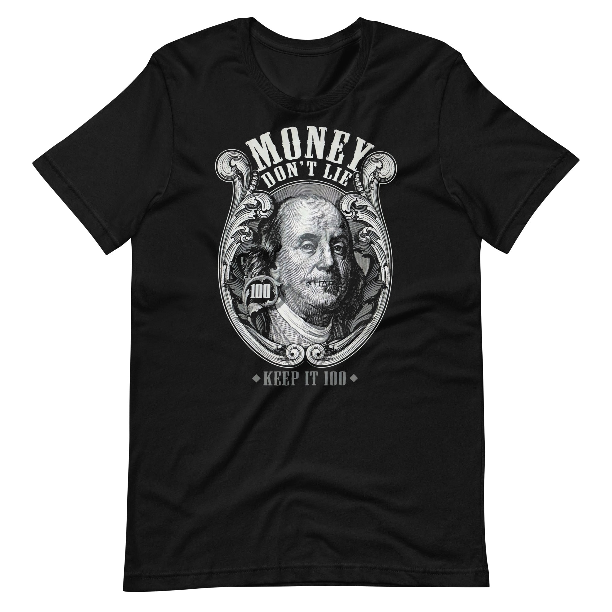 Camiseta Money Don't Lie: Descubre calidad excepcional y estampados duraderos. Encuentra estilo y orgullo en cada prenda.