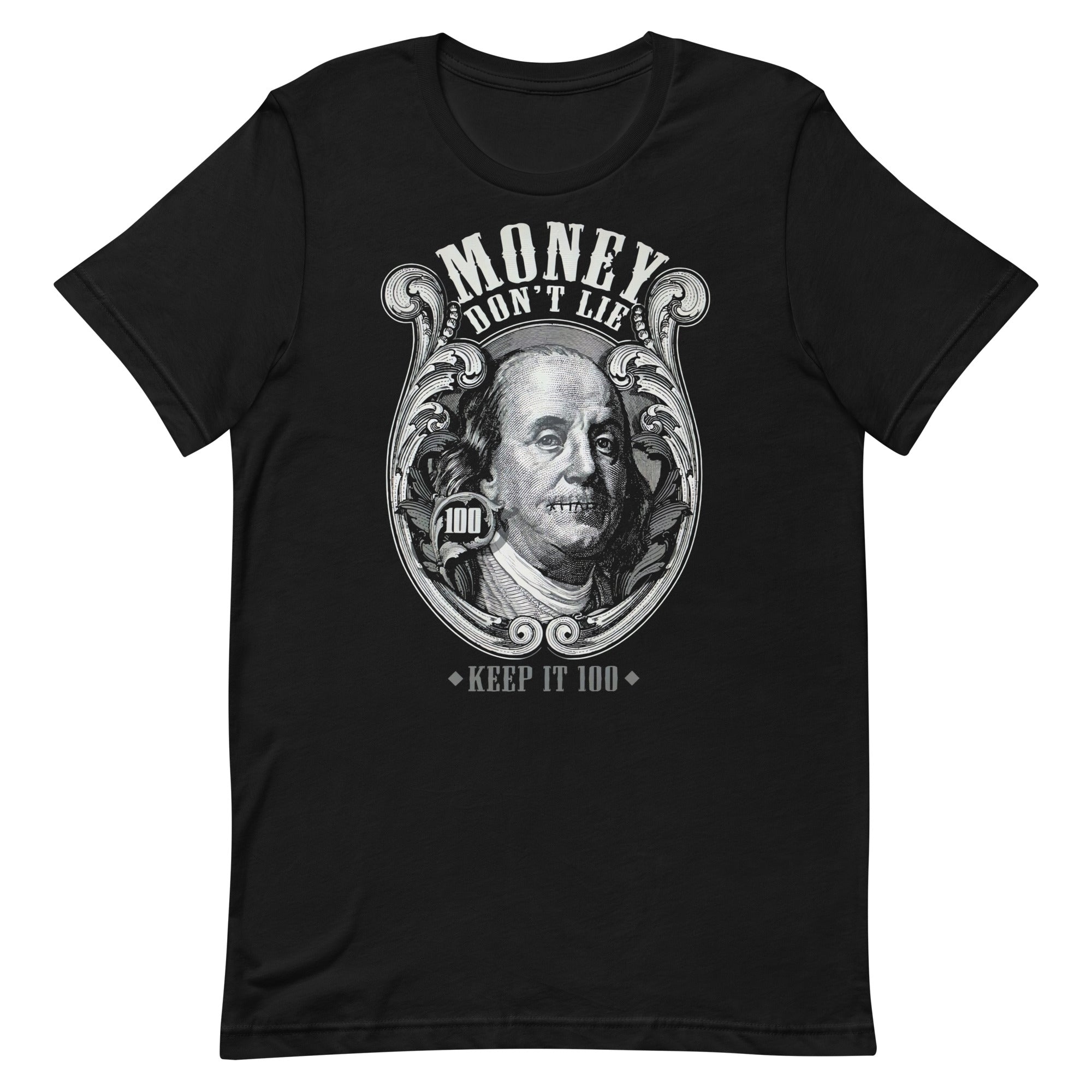 Camiseta Money Don't Lie: Descubre calidad excepcional y estampados duraderos. Encuentra estilo y orgullo en cada prenda.