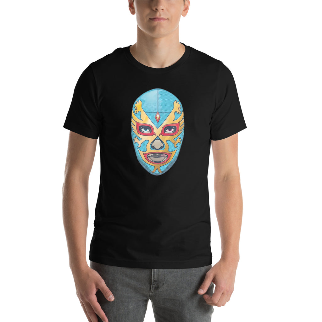 Playera de Luchador Azul Celeste,Descubre calidad excepcional y estampados duraderos. Encuentra estilo y orgullo en cada prenda. Compre en LOSMIOS!