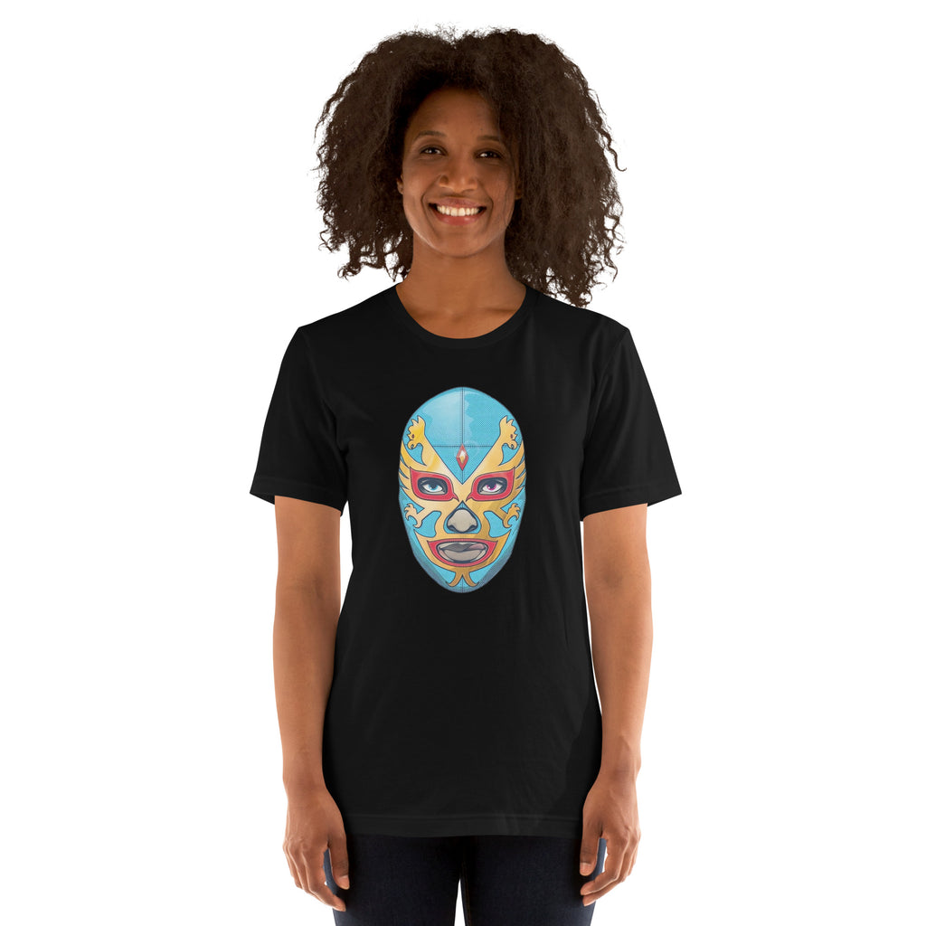 Playera de Luchador Azul Celeste,Descubre calidad excepcional y estampados duraderos. Encuentra estilo y orgullo en cada prenda. Compre en LOSMIOS!