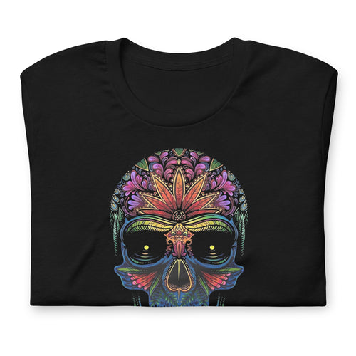 Playera de Calavera dia de muertos, Descubre calidad excepcional y estampados duraderos. Encuentra estilo y orgullo en cada prenda. Compre en LOSMIOS!