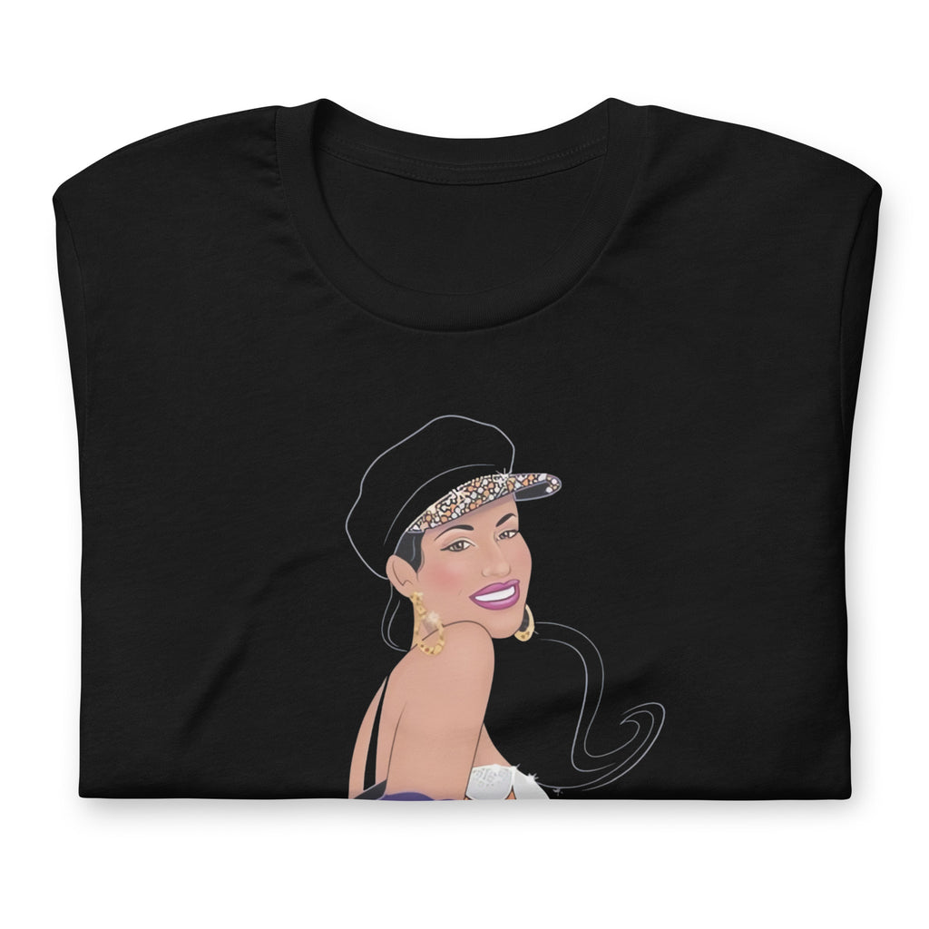 Playera de Selena Quintanilla, Descubre calidad excepcional y estampados duraderos. Encuentra estilo y orgullo en cada prenda. Compre en LOSMIOS!