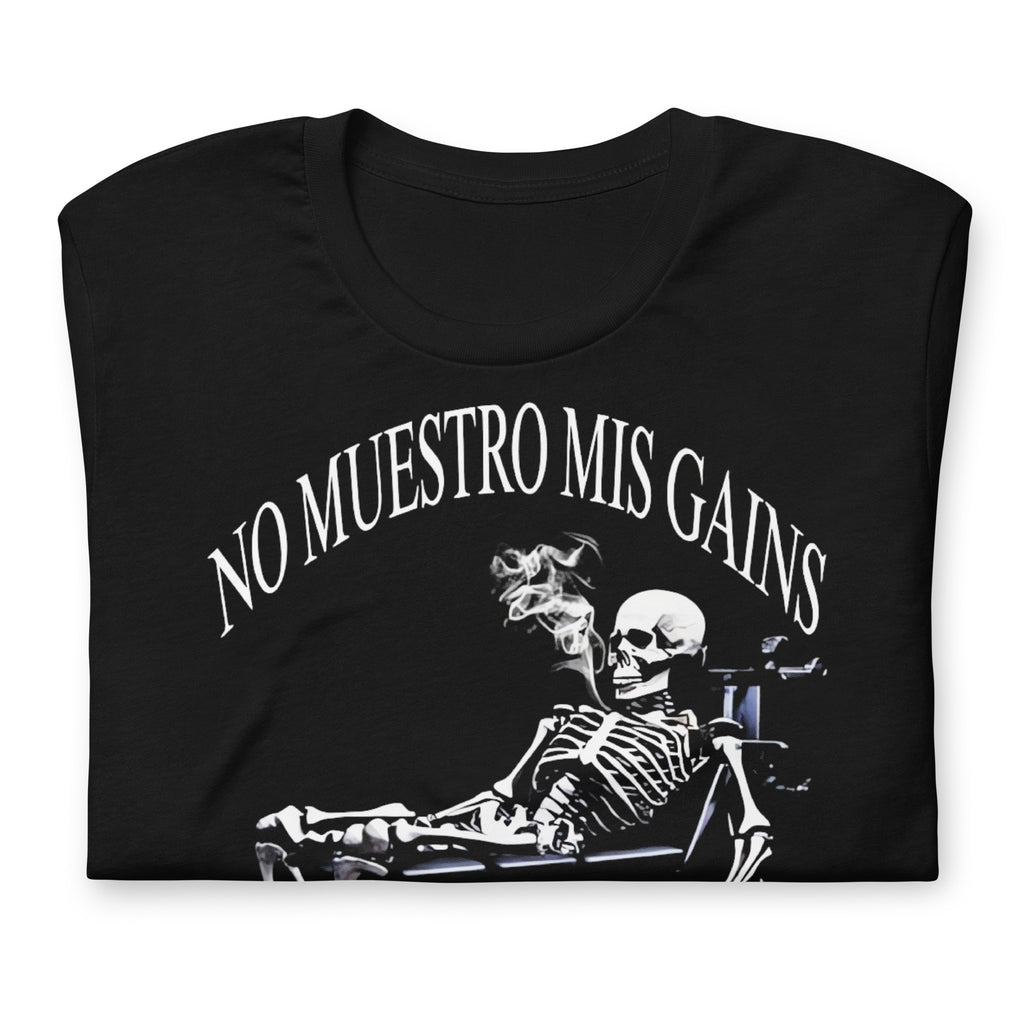 Playera No muestro mis ganas LOSMIOS — Diseño exclusivo algodón premium