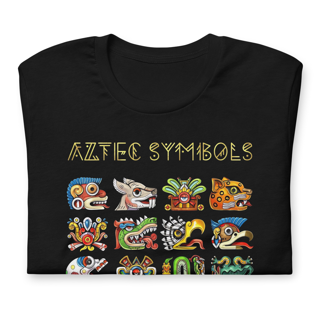 Playera Aztec Symbols LOSMIOS — Diseño exclusivo algodón premium