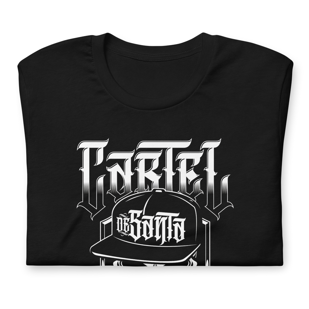 Playera Cartel de Santa Skull LOSMIOS — Diseño exclusivo algodón premium