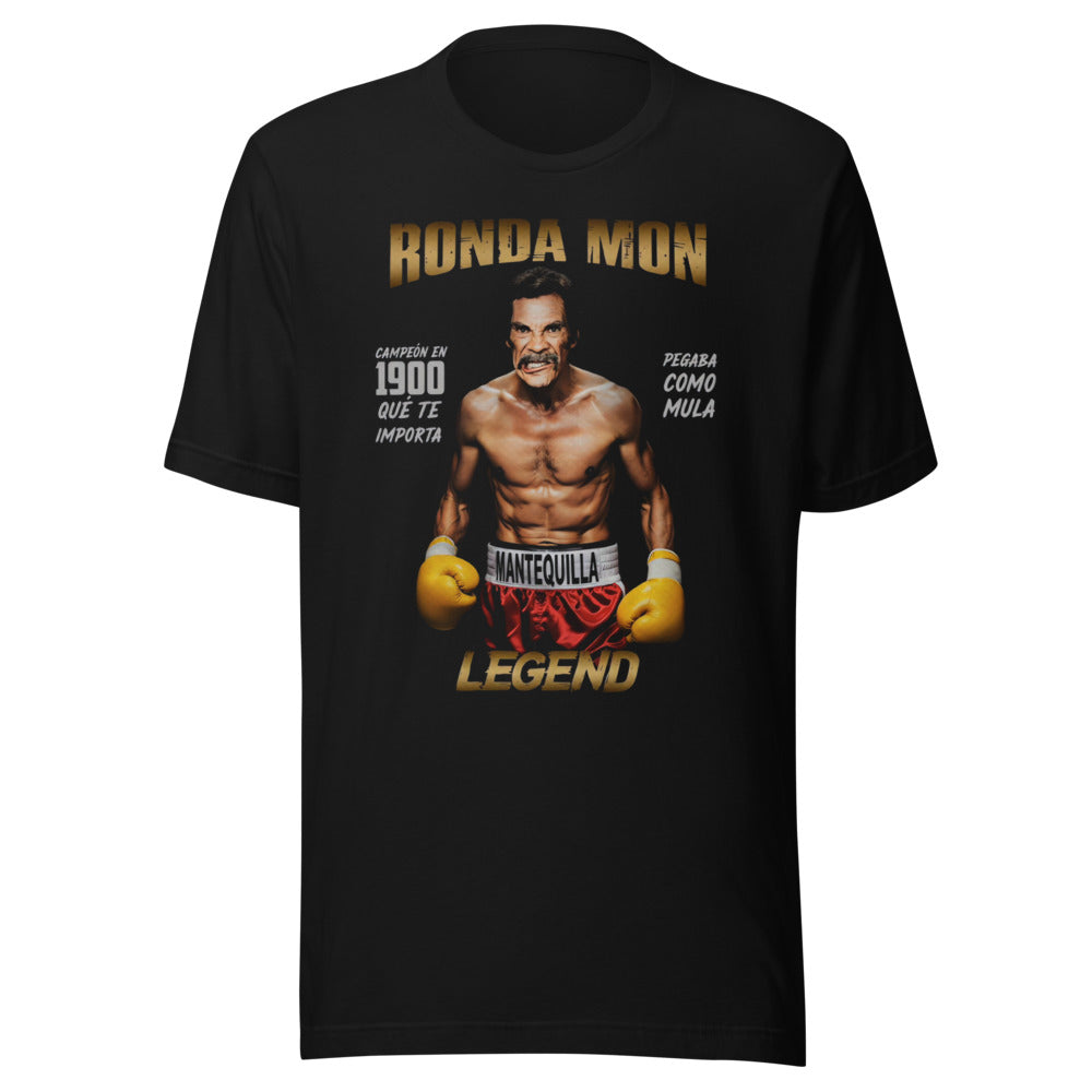 Playera Ronda Mon Mantequilla Negra