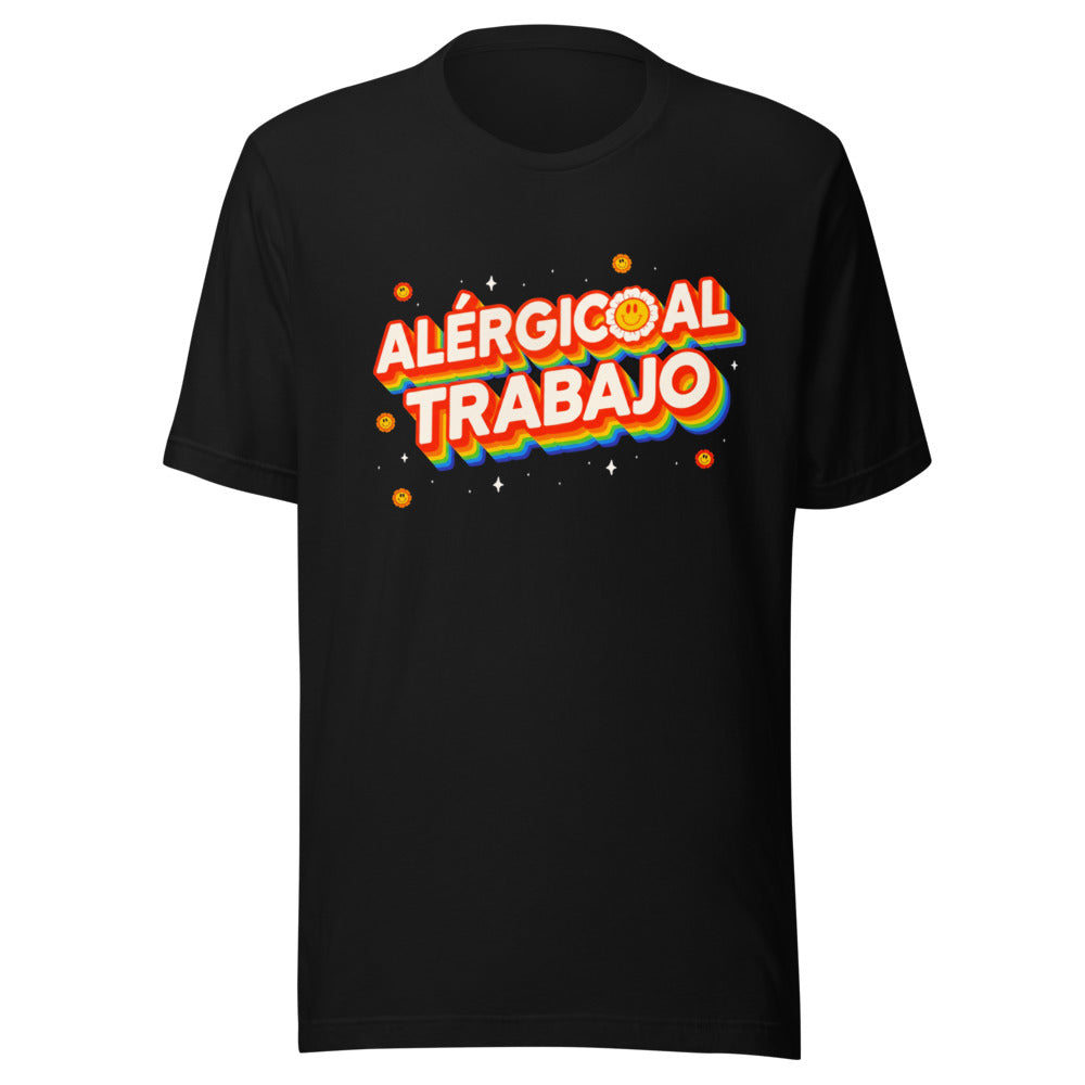 Playera Alérgico Al Trabajo Negro