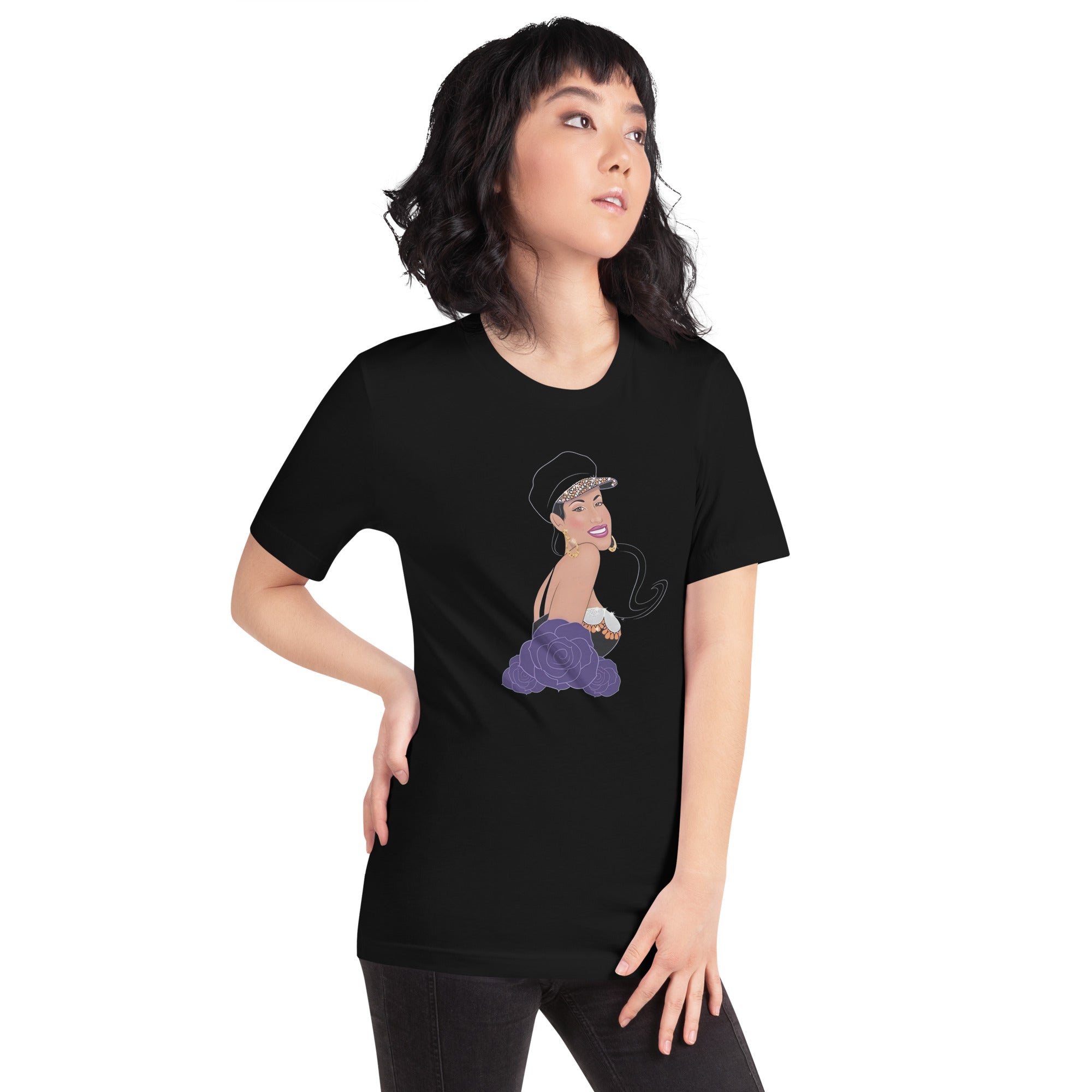 Playera de Selena Quintanilla, Descubre calidad excepcional y estampados duraderos. Encuentra estilo y orgullo en cada prenda. Compre en LOSMIOS!