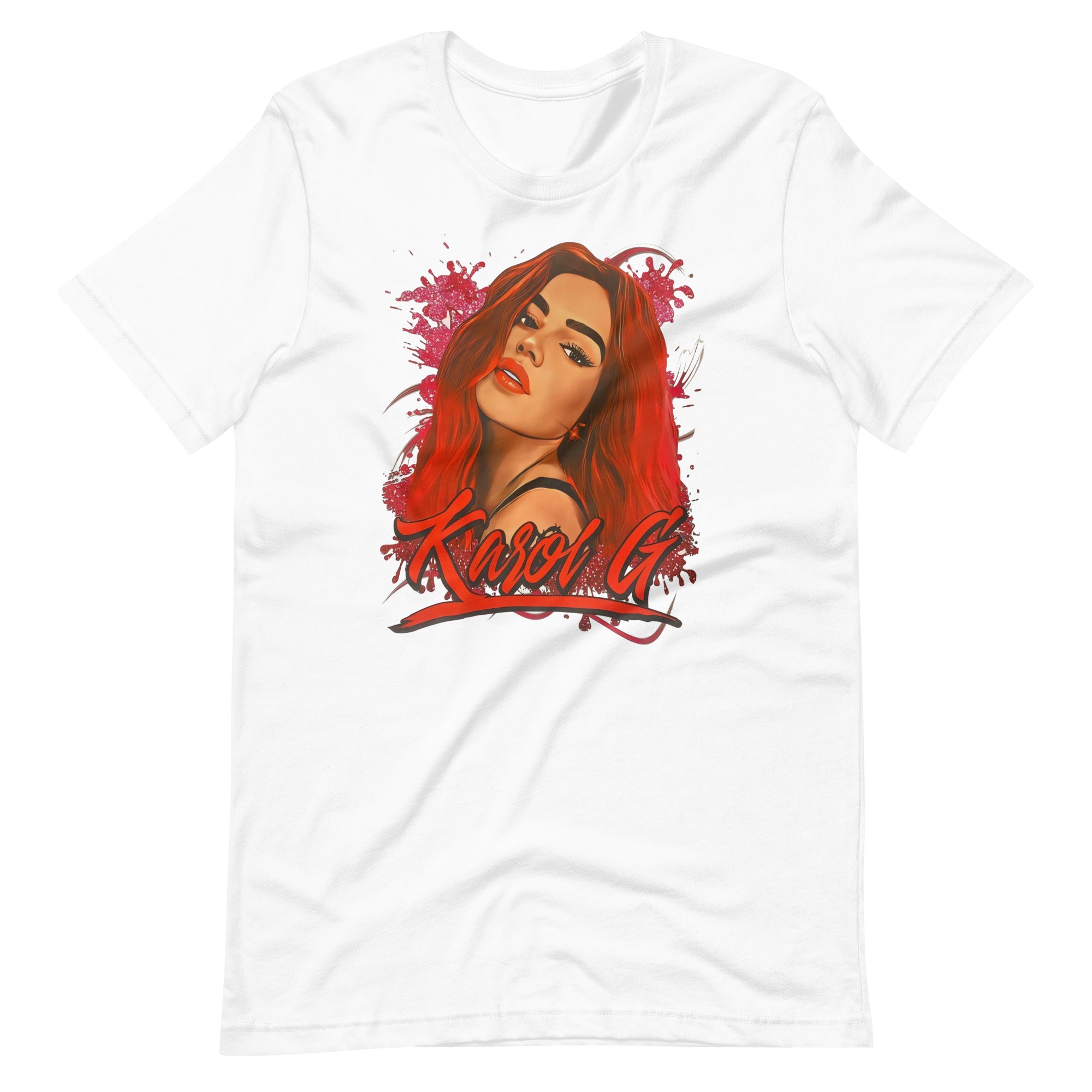 Camiseta Karol G QLONA Descubre calidad excepcional y estampados duraderos. Encuentra estilo y orgullo en cada prenda.