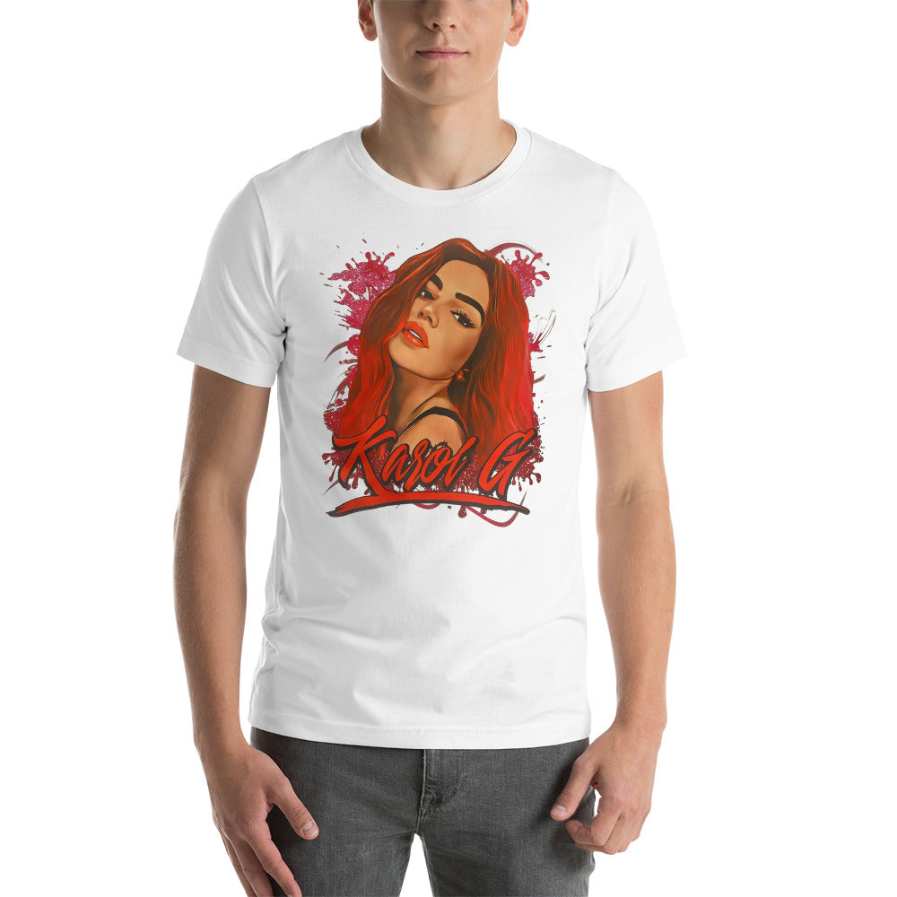 Camiseta Karol G QLONA Descubre calidad excepcional y estampados duraderos. Encuentra estilo y orgullo en cada prenda.