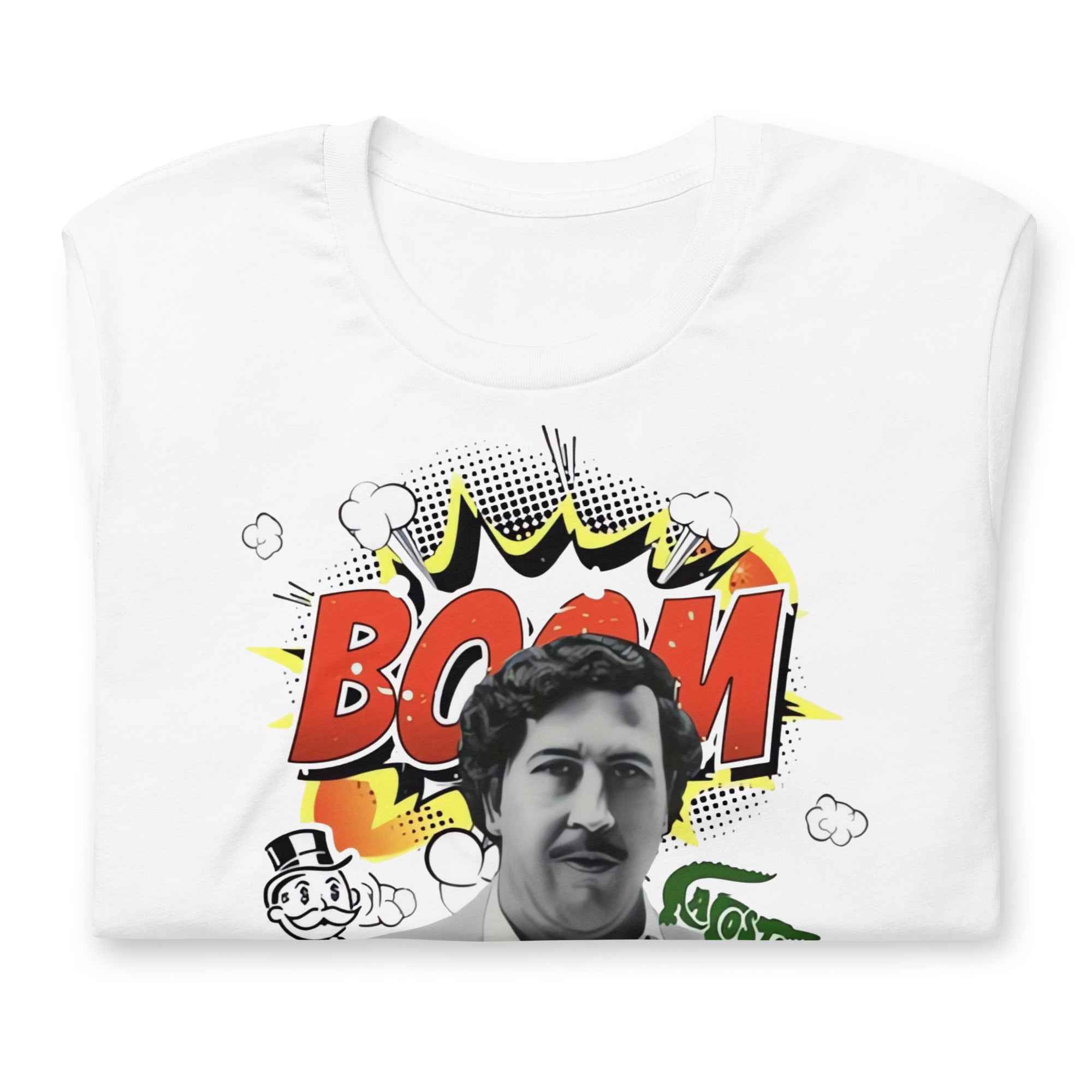 Playera de Pablo Boom,Descubre calidad excepcional y estampados duraderos. Encuentra estilo y orgullo en cada prenda. Compre en LOSMIOS!