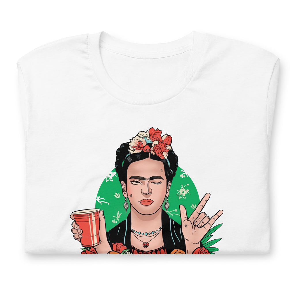 Playera de Frida Khalo Style ,Descubre calidad excepcional y estampados duraderos. Encuentra estilo y orgullo en cada prenda.