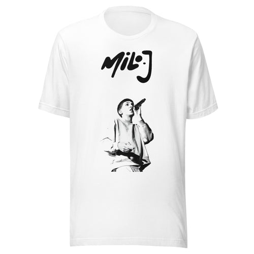 Playera Milo J Cantante Blanco