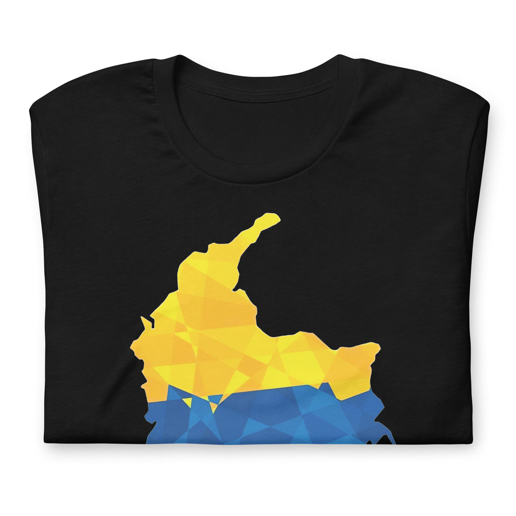 Muestra tu orgullo colombiano con la Camiseta Somos Colombia. Diseñada con los mejores materiales y un estampado duradero.